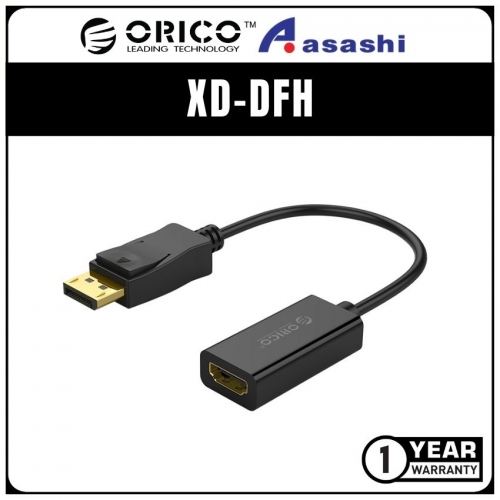 ORICO XD-DFH Display Port to HDMI Adapter (1 yrs Limited Hardware Warranty)