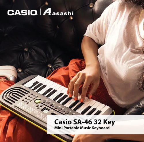 Casio SA-46 32 Key Mini Portable Music Keyboard