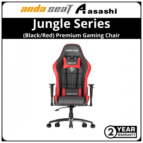 ANDA SEAT Jungle Series (Black/Red) Gaming Chair [AD5‐03‐BR‐PV] 6Y