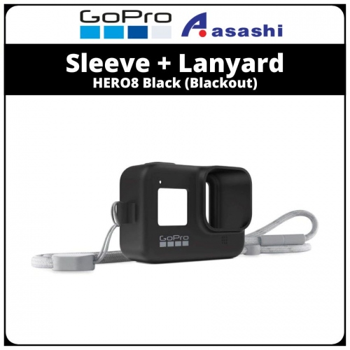 GoPro HERO8 Black Sleeve + Lanyard (Blackout)