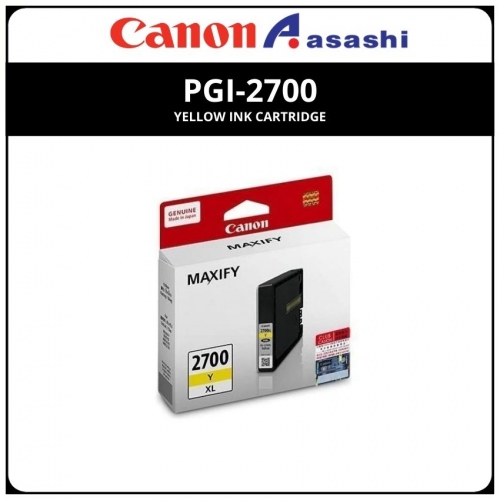 Canon PGI-2700 Yellow Ink Cartridge