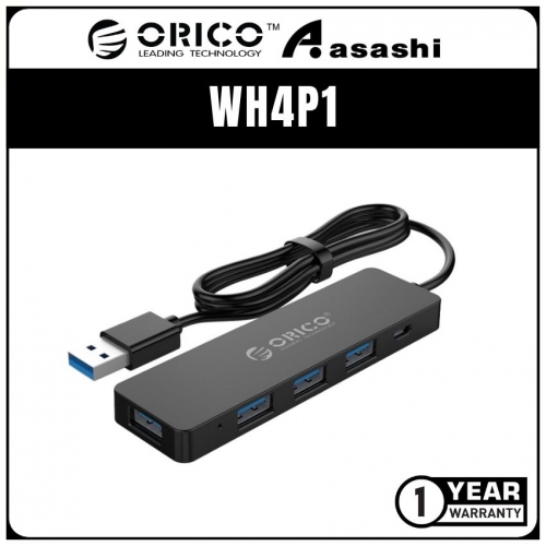 ORICO WH4P1‐10 4 port USB3.0 Hub with Micro USB - 100cm