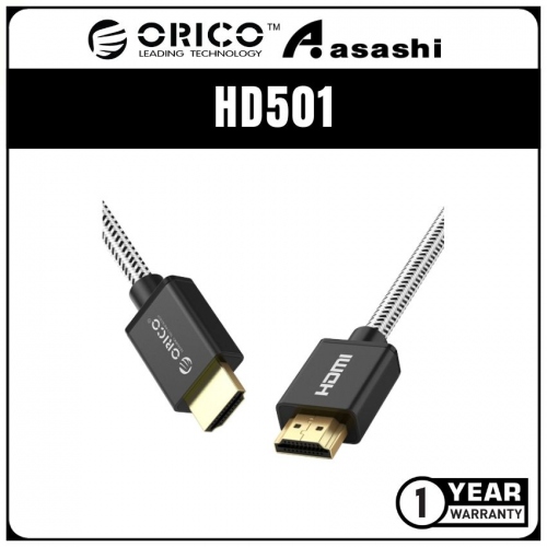 ORICO HD501‐20 2 meter HDMI2.0 4K60Hz Nylon Braided Cable Gold Plated,Cable