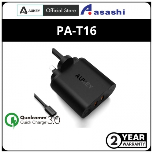 AUKEY PA-T16 Dual USB Qualcomm Quick Charge 3.0 Charger