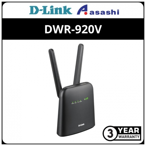 D-Link DWR-920V 4G LTE Wireless N300 Router + RJ11 Port