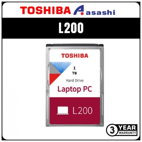 Toshiba 1TB 7mm L200 2.5