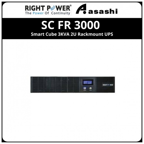 Right Power SC FR 3000 Smart Cube 3KVA 2U Rackmount UPS