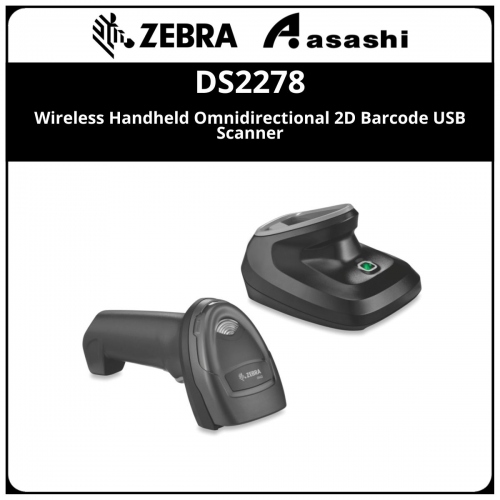 Zebra DS2278 Wireless Handheld Omnidirectional 2D Barcode USB Scanner(DS2278-SR7U2100PRW)