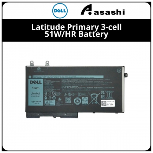 Dell Latitude Primary 3-cell 51W/HR Battery DP/N: D4CMT (9 Months Warranty)