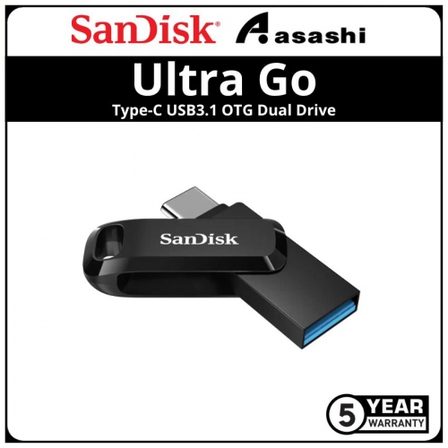 Sandisk (SDDDC3-064G-G46) 64GB Ultra Go-Black Type-C USB3.1 OTG Dual Drive