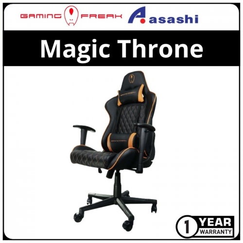 Gaming Freak Magic Throne Gaming Chair - Orange (GF-GCMT11-OR) - 1Y