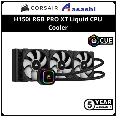 Corsair iCUE H150i RGB PRO XT 360mm Liquid CPU Cooler