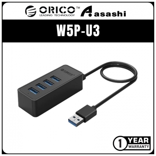 ORICO W5P-U3-100 4 port USB3.0 Hub with Micro Usb - 100cm (1 yrs Limited Hardware Warranty)