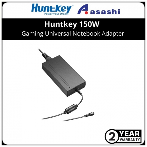 Huntkey 150W Gaming Universal Notebook Adapter (2yrs Manufacturer Warranty)