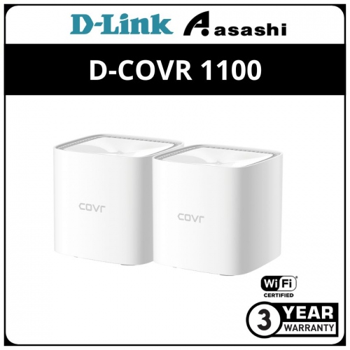 D-Link D-COVR 1100(2 Packs) AC1200 Dual-Band Whole Home Mesh Wi-Fi System