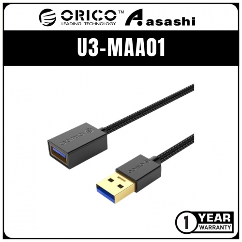 ORICO U3-MAA01 2M USB3.0 Type A Male to Type A Female Extension Data Cable