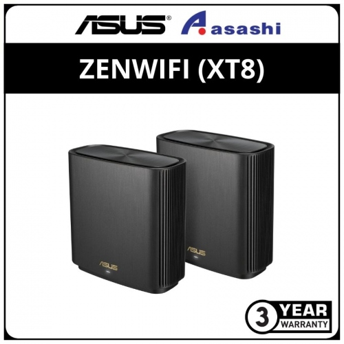 Asus ZenWiFi AX (XT8)-2P AX6600 MESH WIFi System (BLACK)