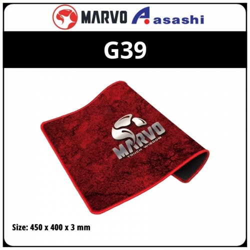 Marvo G39 Pro Gaming Mousepad -450x400x3mm (None Warranty) Water resistant coating