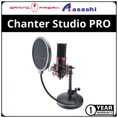 Gaming Freak Chanter Studio PRO - Shock Mount with Table Stand USB Condenser Microphone