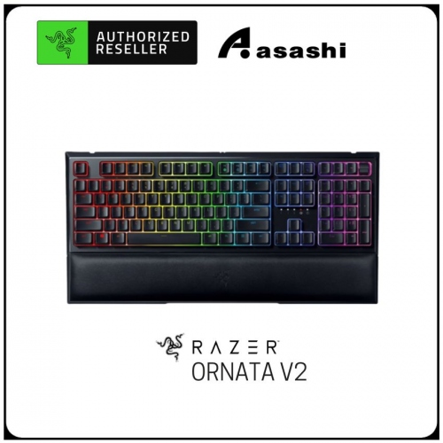 Razer Ornata V2 - Hybrid Chroma RGB Gaming Keyboard (RZ03-03380100-R3M1)