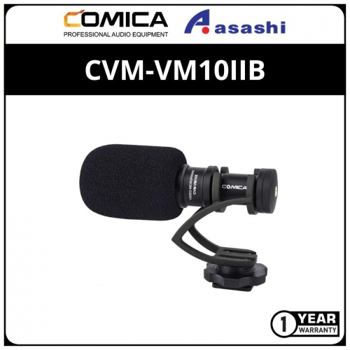 Comica CVM-VM10IIB-BK Electrit Super-Cardioid
Directional Condenser Shotgun
LITE Video Microphone