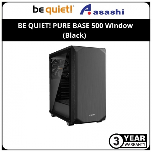 BE QUIET! PURE BASE 500 Window (Black) ATX Chasis — 3 Years Warranty