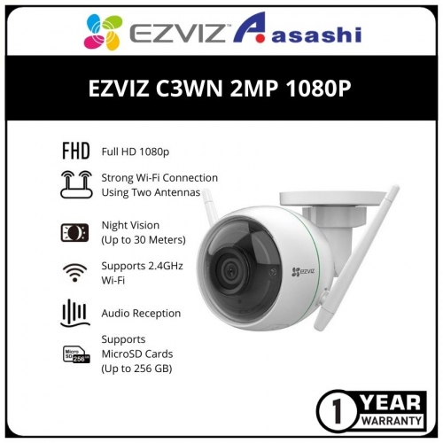 EZVIZ C3WN 2MP 1080P 1-Way Audio Night Vision Outdoor Smart Wi-Fi IP Camera - 2.8mm