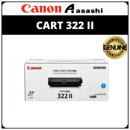 Canon Cart 322II LBP-9100Cdn Cyan Toner