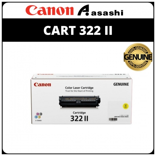 Canon Cart 322II LBP-9100Cdn Yellow Toner