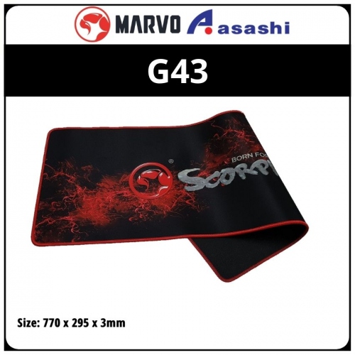 Marvo G43 Gaming Mousepad -770x295x3mm (None Warranty)