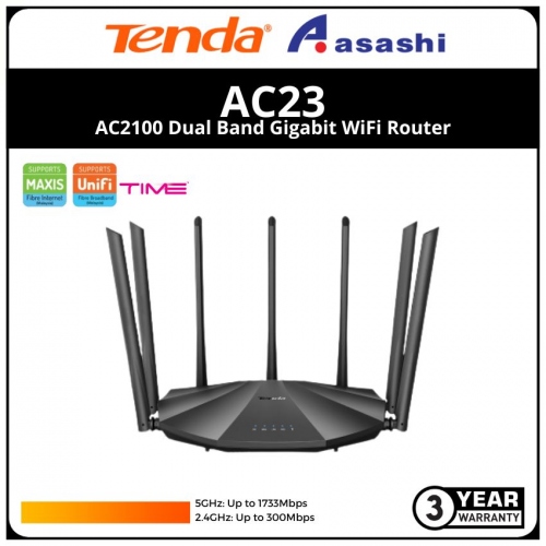 Tenda AC23 AC2100 Dual Band Gigabit WiFi Router