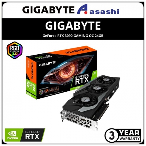 GIGABYTE GeForce RTX 3090 GAMING OC 24GB GDDR6x Graphic Card (GV-N3090GAMING OC-24GD)