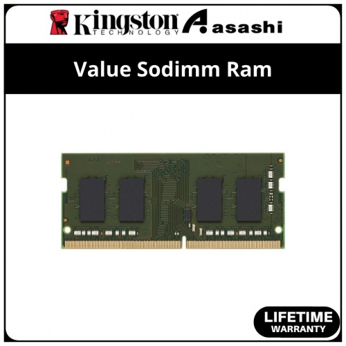 Kingston DDR4 4GB 3200MHz Value Sodimm Ram - KVR32S22S6/4