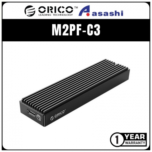 Orico M2PF-C3 Aluminum Heatsink Type C M.2 SATA NGFF USB3.1 Enclosure (1 yrs Limited Hardware Warranty)