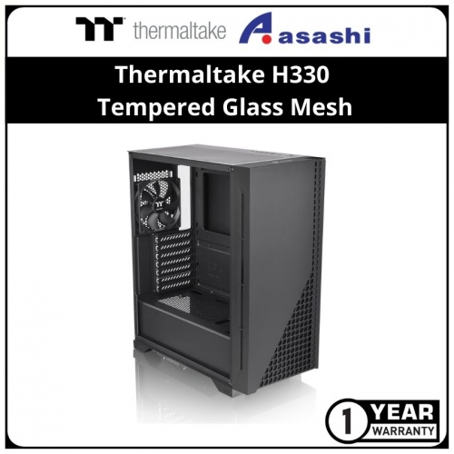 Thermaltake H330 Tempered Glass Mesh Front Mid Tower ATX Casing