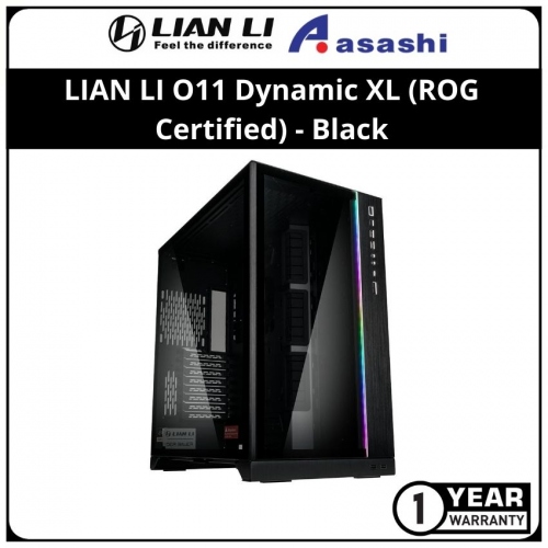LIAN LI O11 Dynamic XL (ROG Certified) EATX Mid Tower Casing - Black