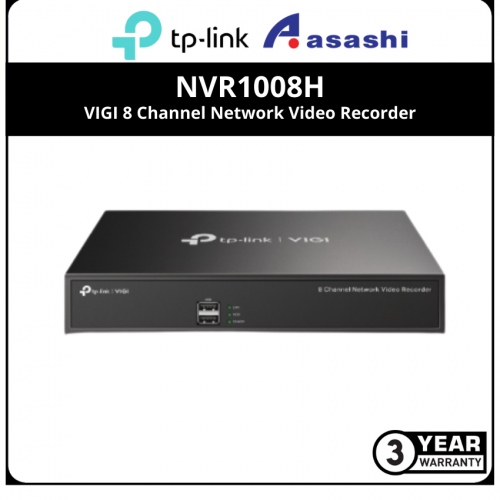 TP-LINK NVR1008H VIGI 8 Channel Network Video Recorder