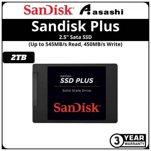 Sandisk Plus 2TB 2.5