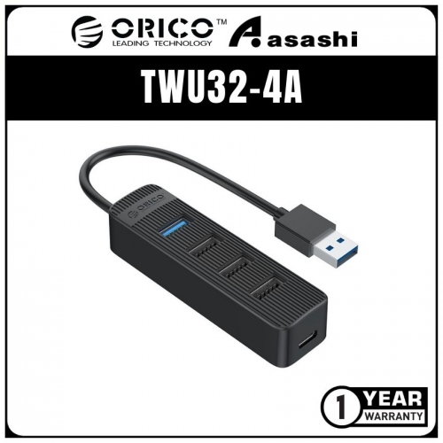 ORICO TWU32-4A 4 port USB2.0 Hub + USB3.0 Hub with TypeC 5V2A - 15cm