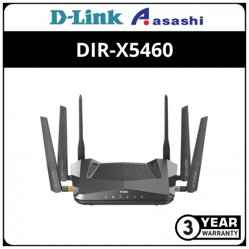 D-Link Dir-X5460 EXO AX AX5400 Wi-Fi 6 Router