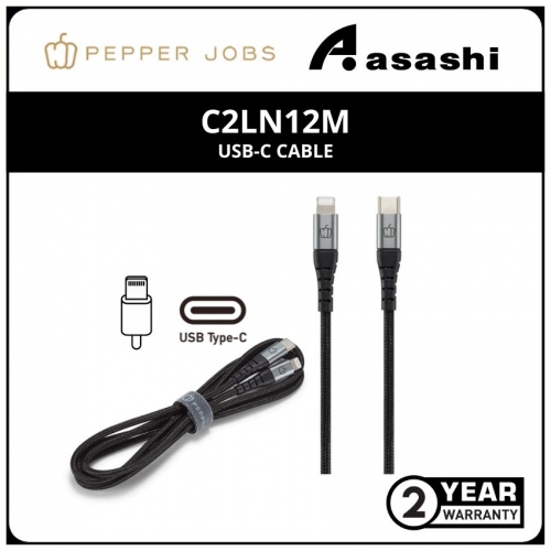 Pepper Jobs C2LN12M USB-C to Lightning Cable (2yrs Manufacturer Warranty)