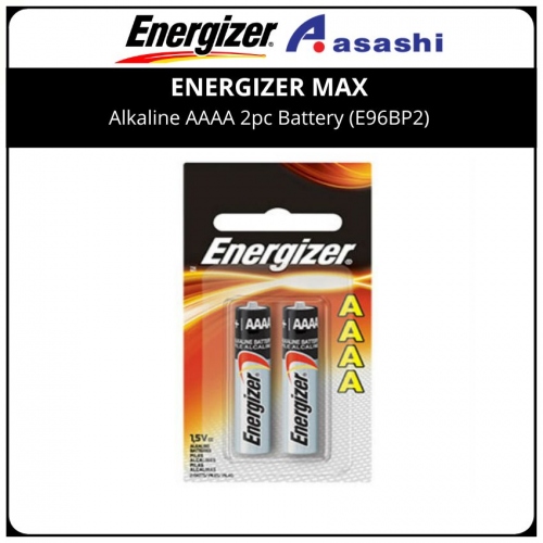 Energizer Max Alkaline AAAA 2pc Battery (E96BP2)