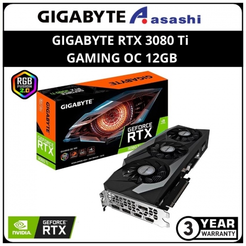 GIGABYTE GeForce RTX 3080 Ti GAMING OC 12GB GDDR6x Graphic Card (GV-N308TGAMING OC-12GD)