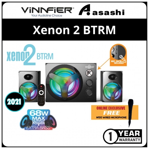 Vinnfier Xenon 2 BTRM (2021) Speaker with Bluetooth (1 yrs Limited Hardware Warranty)