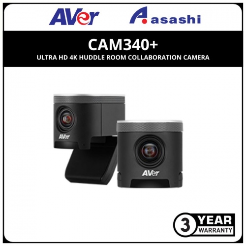 AVer CAM340+ Ultra HD 4K Huddle room Collaboration Camera