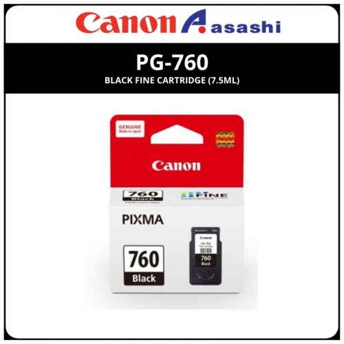 Canon PG-760 Black FINE Cartridge (7.5ml)