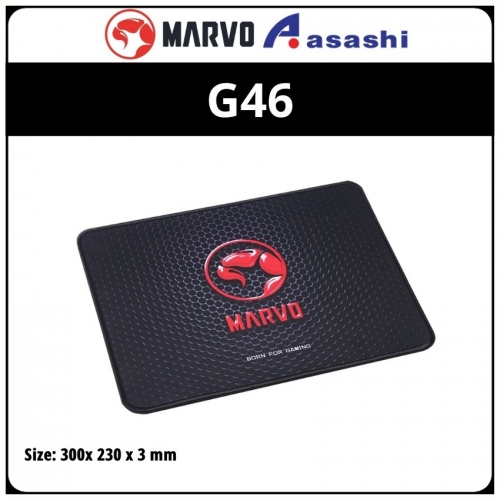Marvo G46 Gaming Mousepad -300x230x3mm (None Warranty)