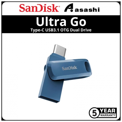 Sandisk (SDDDC3-128G-G46NB) 128GB Ultra Go-Blue Type-C USB3.1 OTG Dual Drive