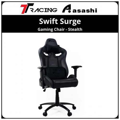 TTRacing Surge Gaming Chair Limited Stealth Edition - 2 Years Warranty