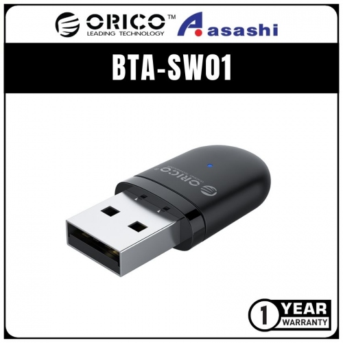 Orico BTA-SW01 Switch5.0 Bluetooth adapter To Connect Headset/Earbud/Speaker for PC, Switch, PS4, PS4 Pro - Black